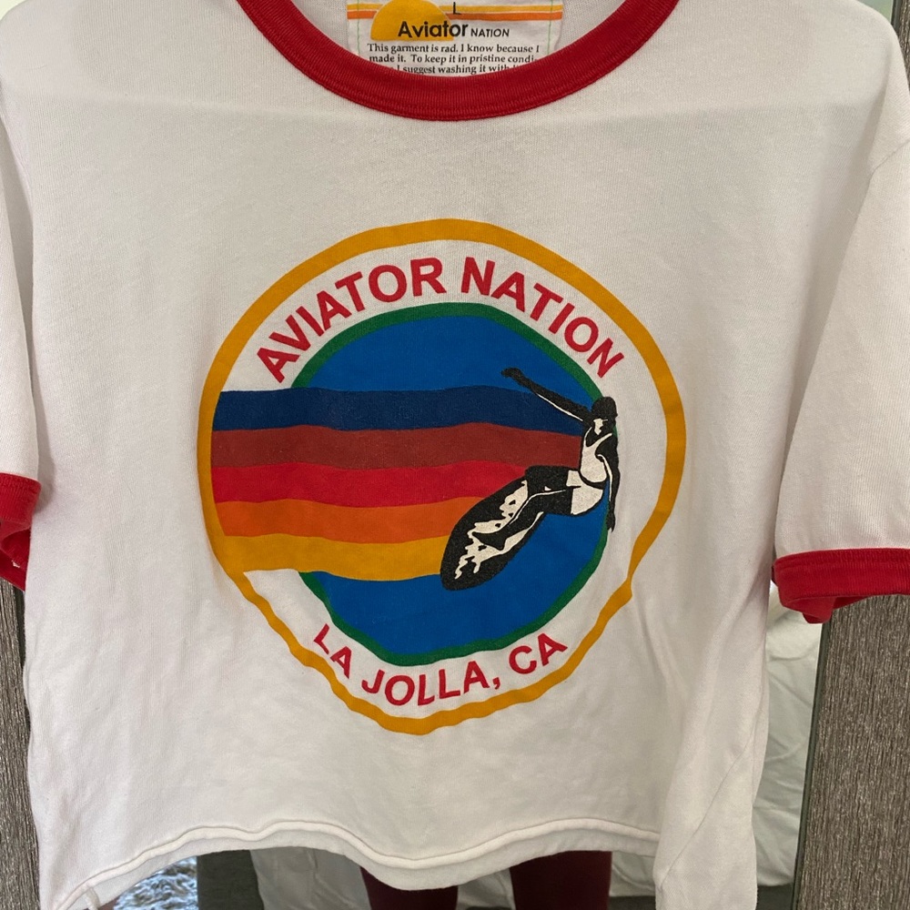 Aviator Nation T shirt size Large. Excellent condition( used 2x)and Super soft